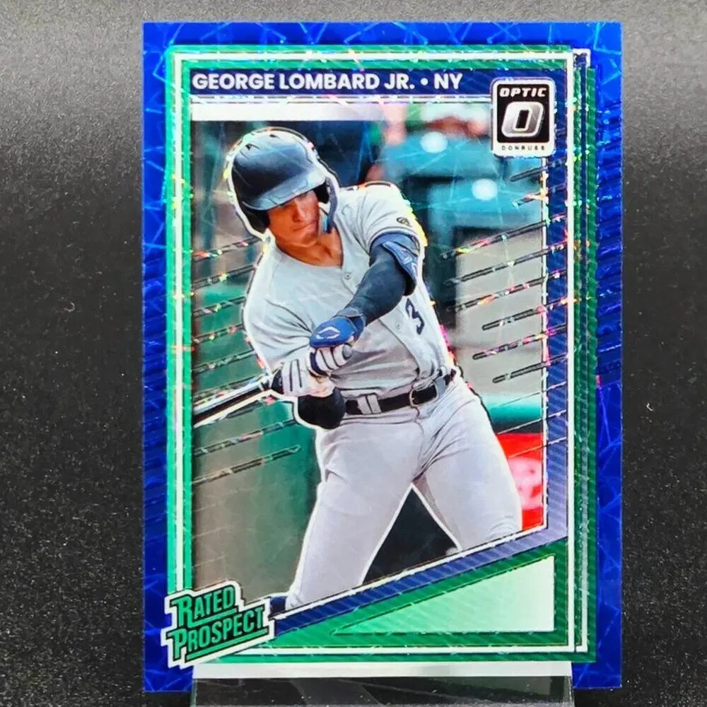 2025 George Lombard Velocity Heating Up Teal 150/199 RC's Yankees Top Prospect